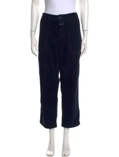 Pre-owned Closed Straight Leg Pants In Blue
