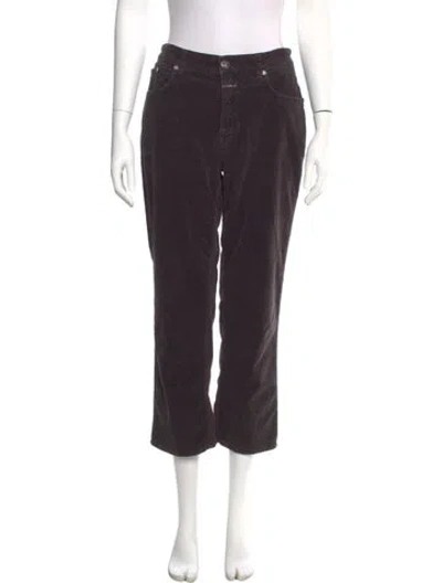 Pre-owned Closed Straight Leg Pants In Brown