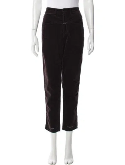 Pre-owned Closed Straight Leg Pants In Brown