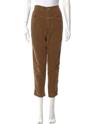 Pre-owned Closed Straight Leg Pants In Brown