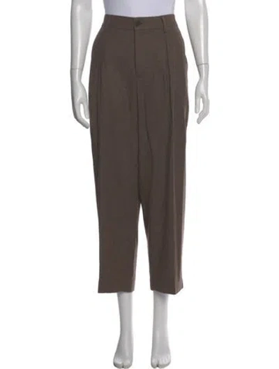Pre-owned Closed Straight Leg Pants In Brown