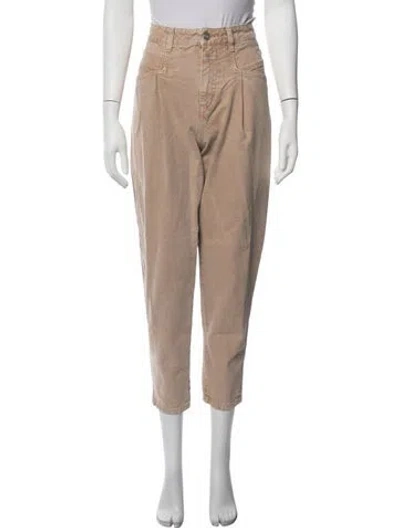 Pre-owned Closed Straight Leg Pants In Brown