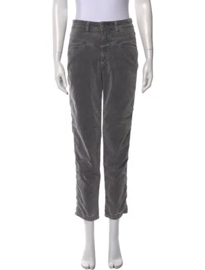Pre-owned Closed Straight Leg Pants In Gray