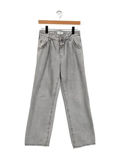 Pre-owned Closed Straight Leg Pants In Gray