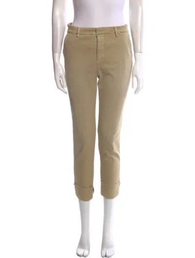 Pre-owned Closed Straight Leg Pants In Green