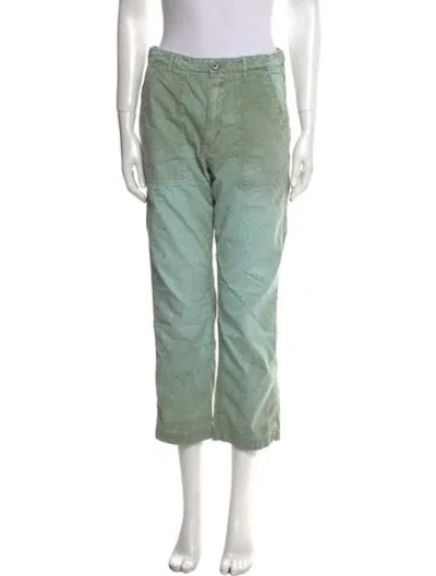 Pre-owned Closed Straight Leg Pants In Green