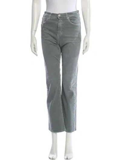 Pre-owned Closed Straight Leg Pants In Green