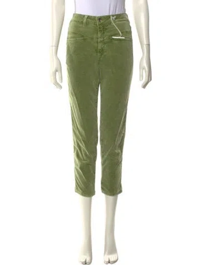 Pre-owned Closed Straight Leg Pants In Green