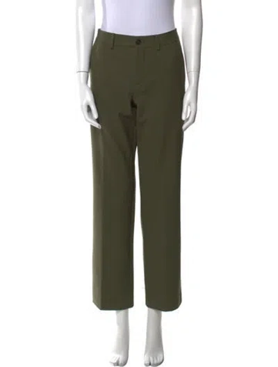 Pre-owned Closed Straight Leg Pants In Green