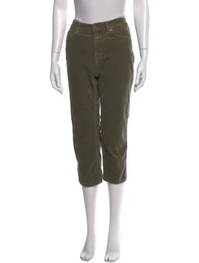 Pre-owned Closed Straight Leg Pants In Green