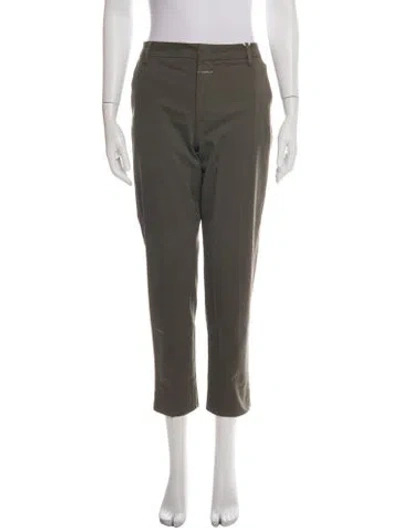 Pre-owned Closed Straight Leg Pants In Green