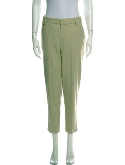 Pre-owned Closed Straight Leg Pants In Green