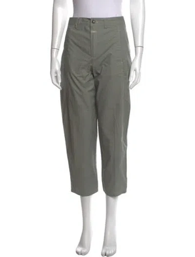 Pre-owned Closed Straight Leg Pants In Green