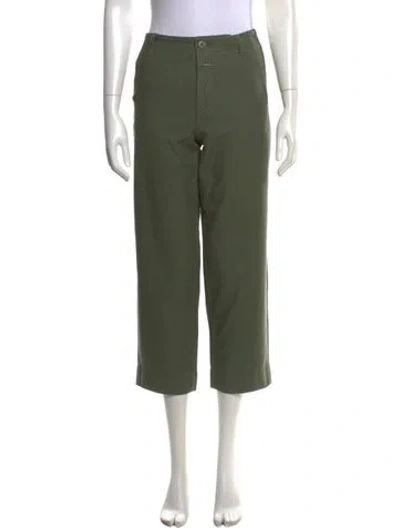 Pre-owned Closed Straight Leg Pants In Green