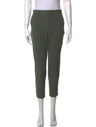 Pre-owned Closed Straight Leg Pants In Green
