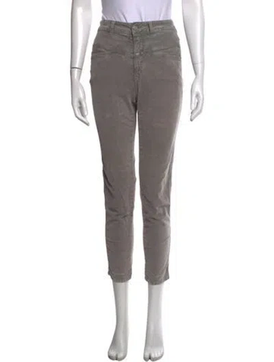 Pre-owned Closed Straight Leg Pants In Grey