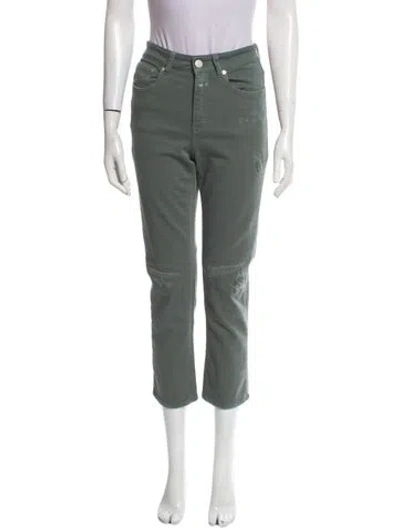 Pre-owned Closed Straight Leg Pants In Multi