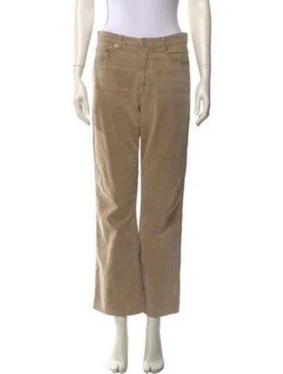 Pre-owned Closed Straight Leg Pants In Neutral