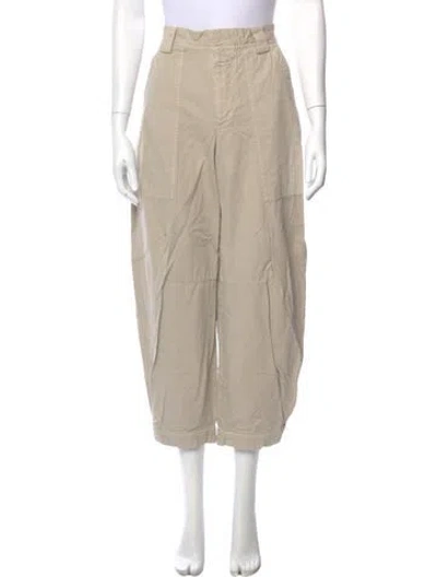 Pre-owned Closed Straight Leg Pants In Neutral