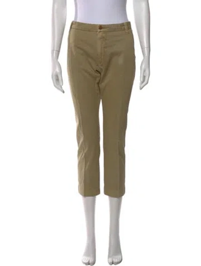 Pre-owned Closed Straight Leg Pants In Neutral