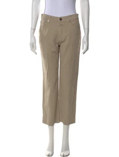 Pre-owned Closed Straight Leg Pants In Neutral