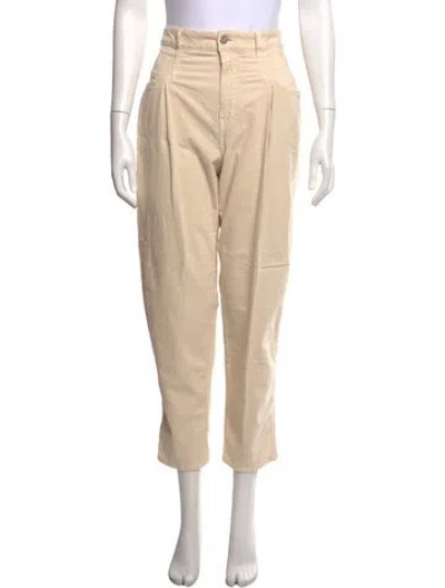 Pre-owned Closed Straight Leg Pants In Neutral
