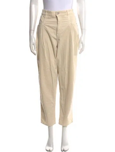 Pre-owned Closed Straight Leg Pants In Neutral