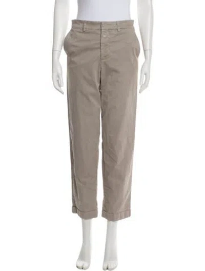 Pre-owned Closed Straight Leg Pants In Neutral