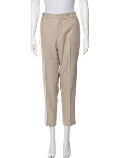 Pre-owned Closed Straight Leg Pants In Neutrals