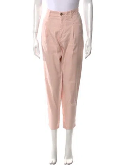 Pre-owned Closed Straight Leg Pants In Pink