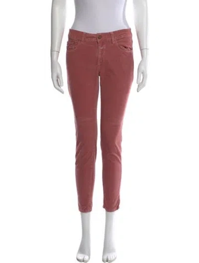 Pre-owned Closed Straight Leg Pants In Pink