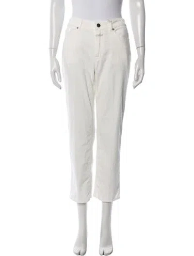 Pre-owned Closed Straight Leg Pants W/ Tags In White