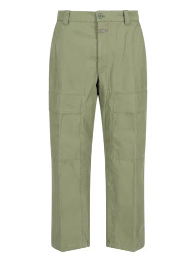 Closed Straight Pants In Green