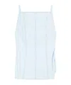 Closed Strap Top In Blue