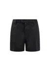 CLOSED STRETCH COTTON SHORTS