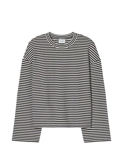 Closed Striped Cotton T-shirt In White