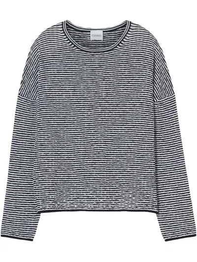 Closed Striped Jumper In White