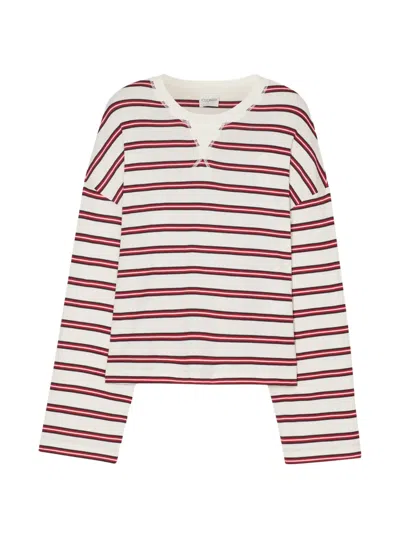 Closed Gestreiftes Langarmshirt In Neutral