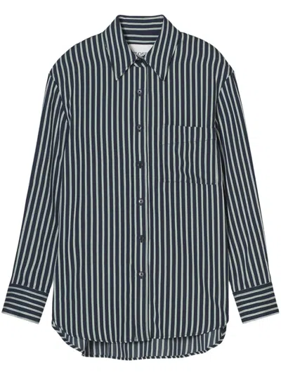 Closed Striped Shirt In Blue