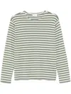 Closed Striped T-shirt In Green