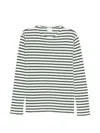 Closed Striped T-shirt In Green