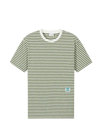Closed Striped T-shirt In Green
