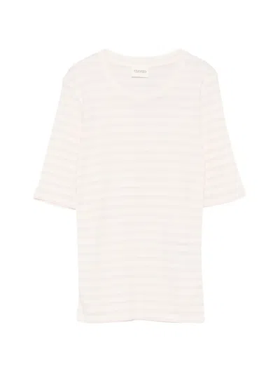 Closed Striped T-shirt In White
