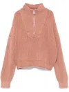 Closed Organic Cotton Sweater In 966 Ferro Brown