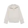 Closed Zip-up Sweatshirt In Beige