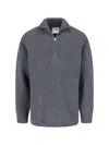 Closed Classic Grey Sweater With Round Neckline In Gray