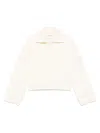Closed Open Polo Sweatshirt In Dune Beige