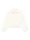 Closed Open Polo Sweatshirt In Dune Beige