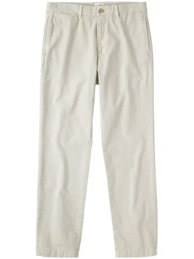 Closed Tacoma Mid-waist Tapered-leg Trousers In Neutrals