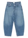 Closed Denim Trousers With Belt Loops In Blue
